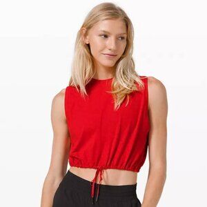 Lululemon Red Adapt to You Tank